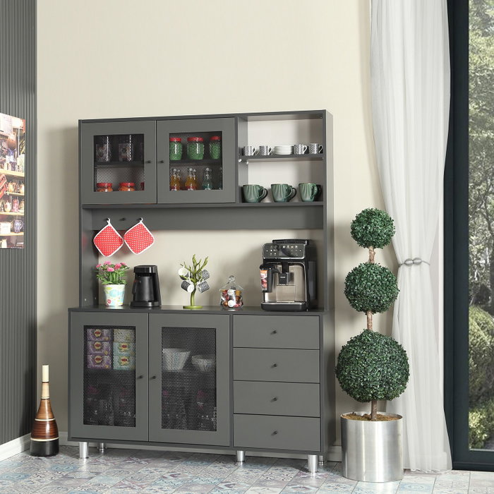 Hanah Home Armario Multiusos Grano 140 - Anthracite
